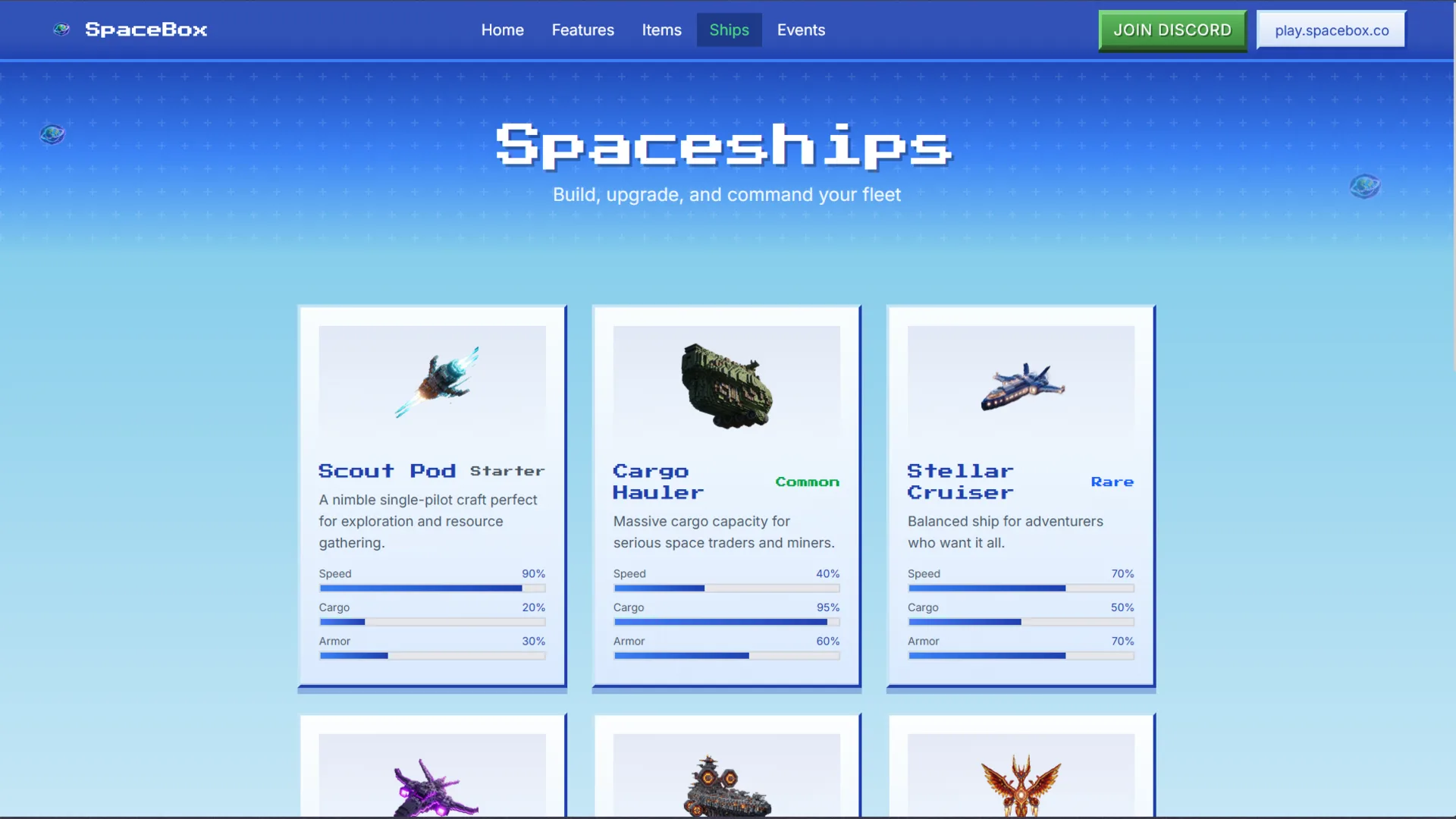 Minecraft Website Prototype 02 - screenshot 2