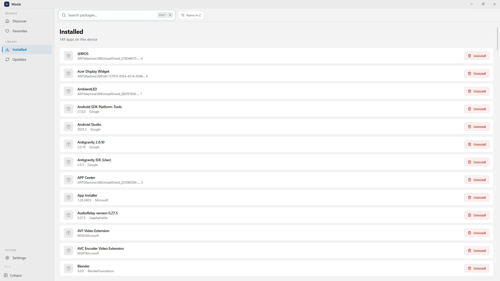WinGit - screenshot 2